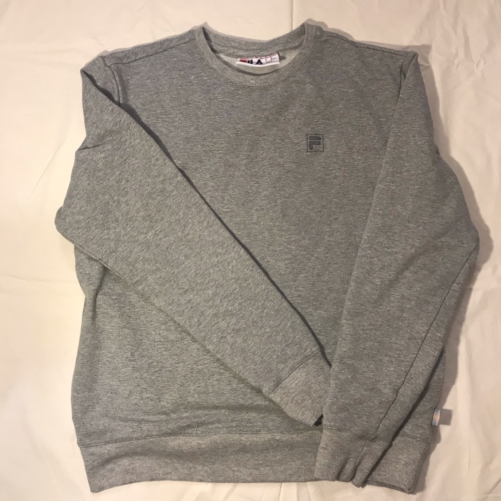Grey Fila sweater